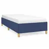 vidaXL Cadre de lit Bleu 90x190 cm Tissu