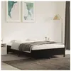 vidaXL Cadre de lit Noir 140x190 cm Velours
