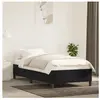 vidaXL Cadre de lit Noir 90x190 cm Velours
