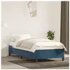 vidaXL Cadre de lit Bleu foncé 90x190 cm Velours