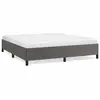 vidaXL Cadre de lit Gris 160x200 cm Similicuir