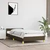 vidaXL Cadre de lit avec tête de lit Marron foncé 80x200 cm Tissu