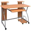 vidaXL Bureau d'ordinateur Marron 110x52x88,5 cm Bois d’ingénierie