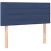 vidaXL Tête de lit Bleu 100x5x78/88 cm Tissu