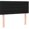 vidaXL Tête de lit Noir 90x5x78/88 cm Tissu