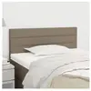 vidaXL Tête de lit Taupe 90x5x78/88 cm Tissu