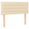 vidaXL Tête de lit Crème 90x5x78/88 cm Tissu