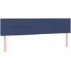 vidaXL Têtes de lit 2 pcs Bleu 100x5x78/88 cm Tissu