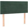 vidaXL Tête de lit Vert foncé 90x5x78/88 cm Velours