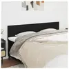 vidaXL Têtes de lit 2 pcs Noir 80x5x78/88 cm Tissu