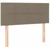 vidaXL Tête de lit Taupe 90x5x78/88 cm Tissu