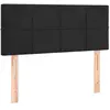 vidaXL Tête de lit Noir 90x5x78/88 cm Velours