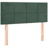 vidaXL Tête de lit Vert foncé 90x5x78/88 cm Velours
