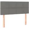 vidaXL Tête de lit Gris foncé 100x5x78/88 cm Tissu