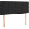 vidaXL Tête de lit Noir 80x5x78/88 cm Velours
