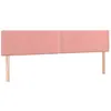vidaXL Têtes de lit 2 pcs Rose 80x5x78/88 cm Velours