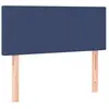 vidaXL Tête de lit Bleu 90x5x78/88 cm Tissu