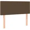vidaXL Tête de lit Marron Foncé 90x5x78/88 cm Tissu