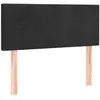 vidaXL Tête de lit Noir 80x5x78/88 cm Velours