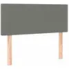 vidaXL Tête de lit Gris foncé 90x5x78/88 cm Tissu
