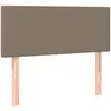 vidaXL Tête de lit Taupe 80x5x78/88 cm Tissu