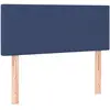 vidaXL Tête de lit Bleu 80x5x78/88 cm Tissu
