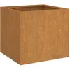 vidaXL Jardinière 49x47x46 cm acier corten