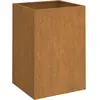 vidaXL Jardinière 42x38x75 cm acier corten