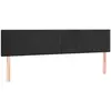 vidaXL Têtes de lit 2 pcs Noir 90x5x78/88 cm Velours