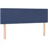 vidaXL Têtes de lit 2 pcs Bleu 72x5x78/88 cm Tissu