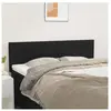 vidaXL Têtes de lit 2 pcs Noir 72x5x78/88 cm Similicuir