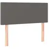 vidaXL Tête de lit Gris 100x5x78/88 cm Similicuir