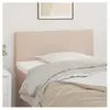 vidaXL Tête de lit Cappuccino 100x5x78/88 cm Similicuir