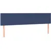 vidaXL Têtes de lit 2 pcs Bleu 90x5x78/88 cm Tissu