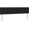 vidaXL Têtes de lit 2 pcs Noir 90x5x78/88 cm Tissu