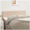 vidaXL Têtes de lit 2 pcs Cappuccino 72x5x78/88 cm Similicuir