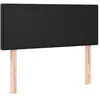 vidaXL Tête de lit Noir 100x5x78/88 cm Similicuir