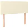 vidaXL Tête de lit Crème 100x5x78/88 cm Similicuir