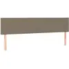 vidaXL Têtes de lit 2 pcs Taupe 80x5x78/88 cm Tissu