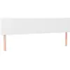 vidaXL Têtes de lit 2 pcs Blanc 80x5x78/88 cm Similicuir