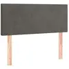 vidaXL Tête de lit Gris foncé 90x5x78/88 cm Velours