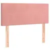 vidaXL Tête de lit Rose 90x5x78/88 cm Velours