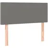 vidaXL Tête de lit Gris foncé 100x5x78/88 cm Tissu
