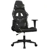 vidaXL Chaise de jeu de massage Noir et camouflage Similicuir