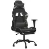 vidaXL Chaise de jeu de massage Noir et camouflage Similicuir