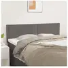 vidaXL Têtes de lit 2 pcs Gris 72x5x78/88 cm Similicuir