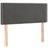 vidaXL Tête de lit Gris foncé 100x5x78/88 cm Velours