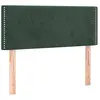 vidaXL Tête de lit Vert foncé 100x5x78/88 cm Velours