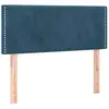 vidaXL Tête de lit Bleu foncé 100x5x78/88 cm Velours