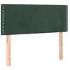 vidaXL Tête de lit Vert foncé 80x5x78/88 cm Velours